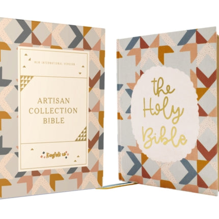 NIV Artisan Collection Bible Cloth over Board MultiColorQuilted Red Letter Comfort Print