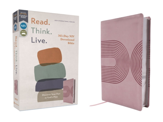 NIV Read. Think. Live. Leathersoft Pink Comfort Print