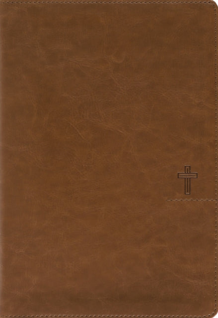 Nasb Thinline Bible Giant Print Leathersoft Brown Red Letter 1995 Text Comfort Print