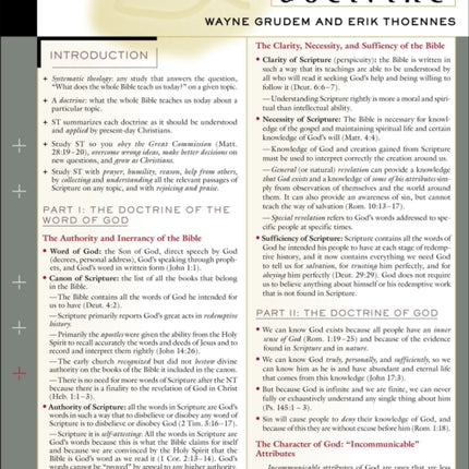 Bible Doctrine Laminated Sheet