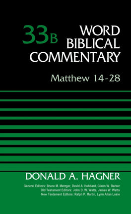Matthew 1428 Volume 33B