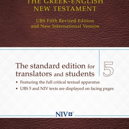 The Greek-English New Testament: UBS 5th Revised Edition and NIV