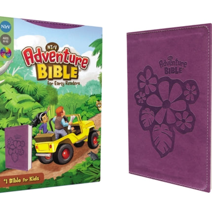 NIrV, Adventure Bible for Early Readers, Leathersoft, Purple, Full Color