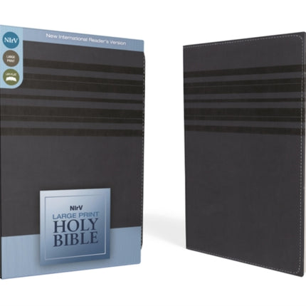 NIrV, Holy Bible, Large Print, Leathersoft, Blue