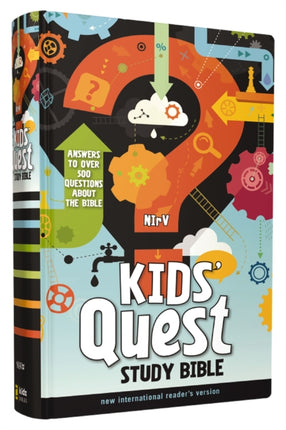 NIrV, Kids' Quest Study Bible, Hardcover: Answers to over 500 Questions about the Bible