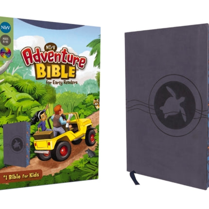 NIrV, Adventure Bible for Early Readers, Leathersoft, Blue, Full Color