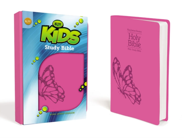 KJV Kids Study Bible Leathersoft Pink