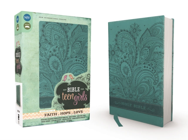 NIV Bible for Teen Girls Leathersoft Blue Growing