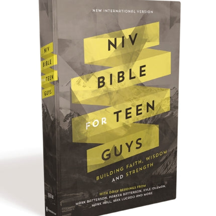 NIV Bible for Teen Guys Hardcover
