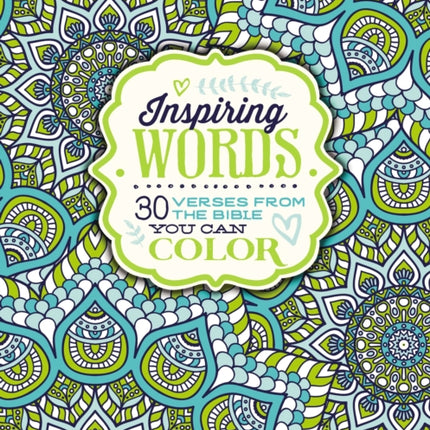 Inspiring Words Coloring Book