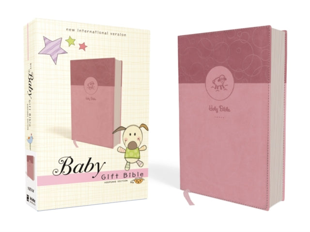 NIV, Baby Gift Bible, Holy Bible, Leathersoft, Pink, Red Letter, Comfort Print: Keepsake Edition