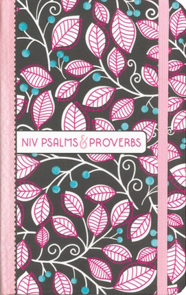 NIV Psalms and Proverbs Hardcover Pink Comfort