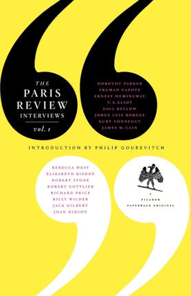 The Paris Review Interview Volume 1 01 Paris Review Interviews