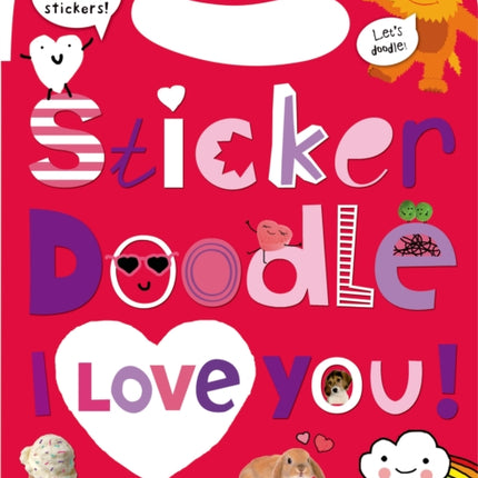 Sticker Doodle I Love You
