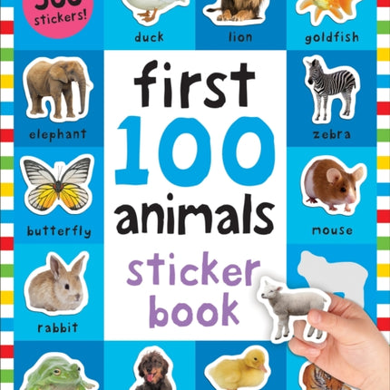 First 100 Stickers Animals