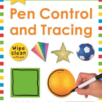 Wipe Clean Workbook Pen Control and Tracing