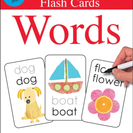 Alphaprints: Wipe Clean Flash Cards Words