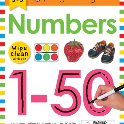 Wipe Clean Workbook: Numbers 1-50: Ages 3-5; Wipe-Clean with Pen