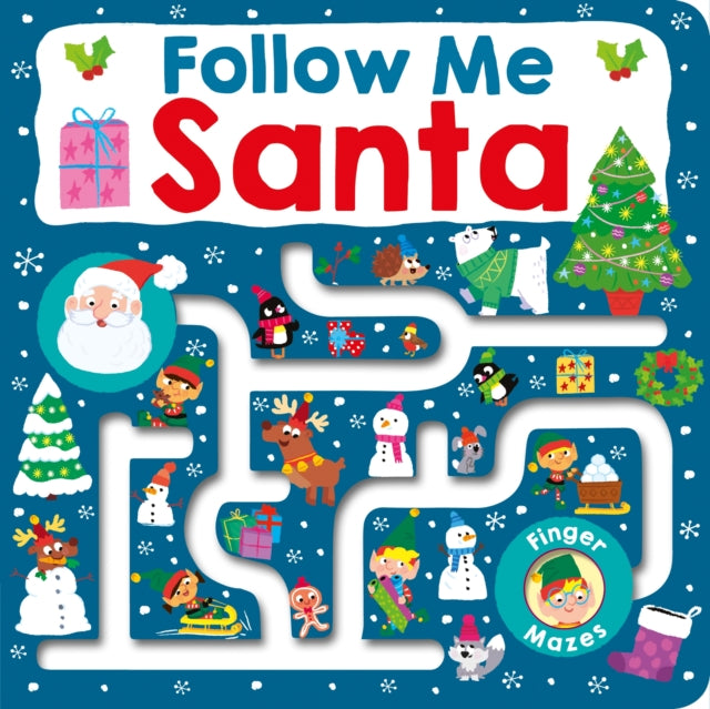 Maze Book: Follow Me Santa