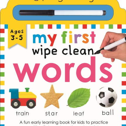 My First Wipe Clean Words (Priddy Smart): A Fun Early Learning Book