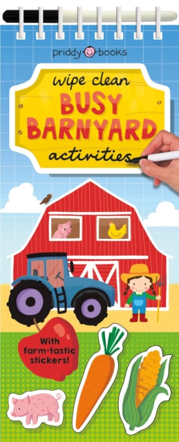 Wipe Clean Activities: Busy Barnyard: With Farm-Tastic Stickers!