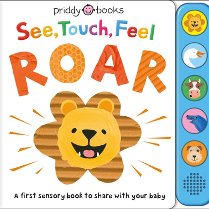 See, Touch, Feel: Roar: A First Sensory Book