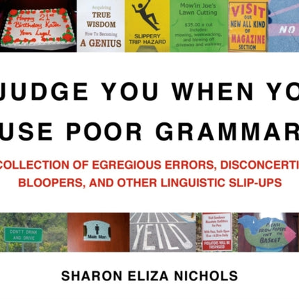 I Judge You When You Use Poor Grammar: A Collection of Egregious Errors, Inadvertent Bloopers, andOther Linguistic Slip-Ups