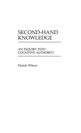 SecondHand Knowledge