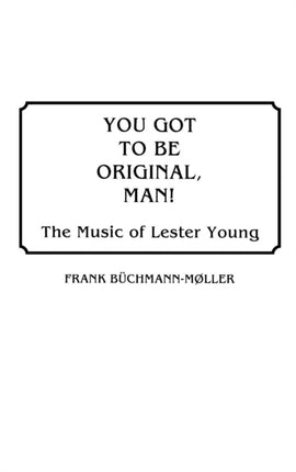 You Got to Be Original Man