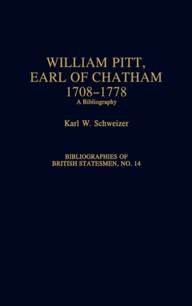 William Pitt Earl of Chatham 17081778