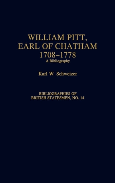William Pitt Earl of Chatham 17081778