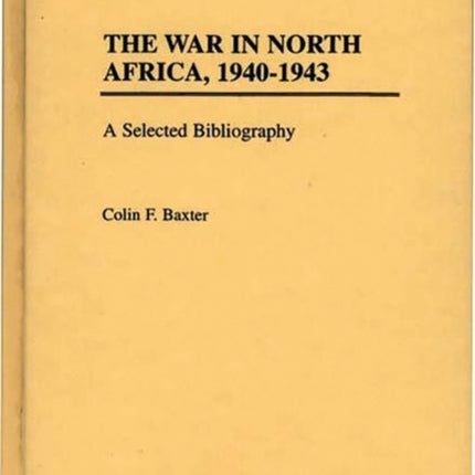 The War in North Africa 19401943