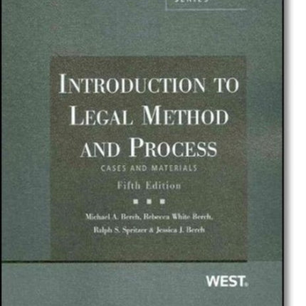 Introduction to Legal Method and Process