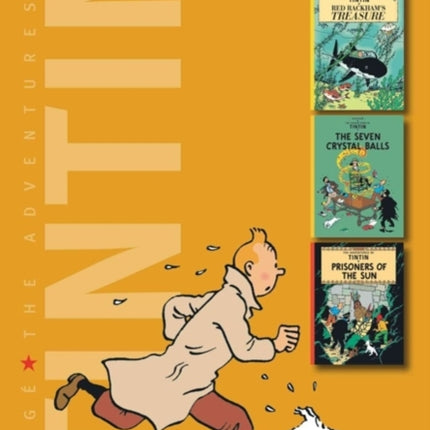 Adventures of Tintin 3 Complete Adventures in 1 Volume: Red Rackham's Treasure: WITH The Seven Crystal Balls AND Prisoners of the Sun