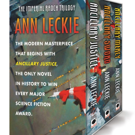 The Imperial Radch Boxed Trilogy: Ancillary Justice, Ancillary Sword, and Ancillary Mercy