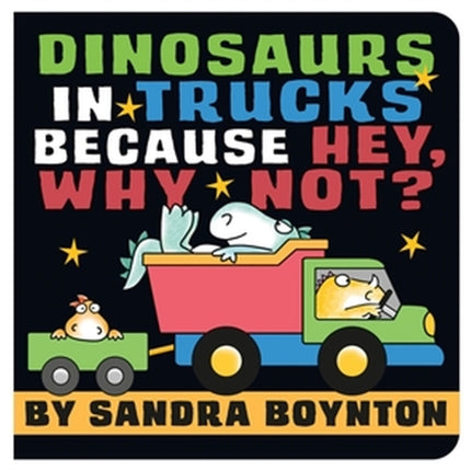 Dinosaurs in Trucks Because Hey Why Not