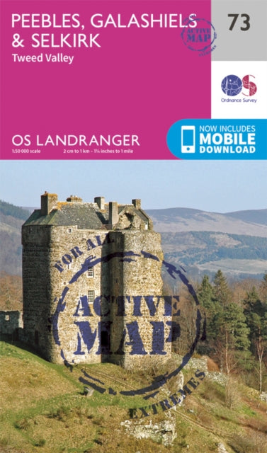Peebles Galashiels  Selkirk Map  Weatherproof