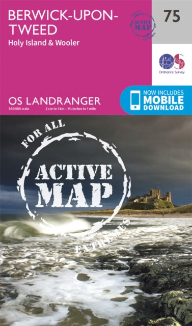 BerwickUponTweed Map  Weatherproof  Holy Island