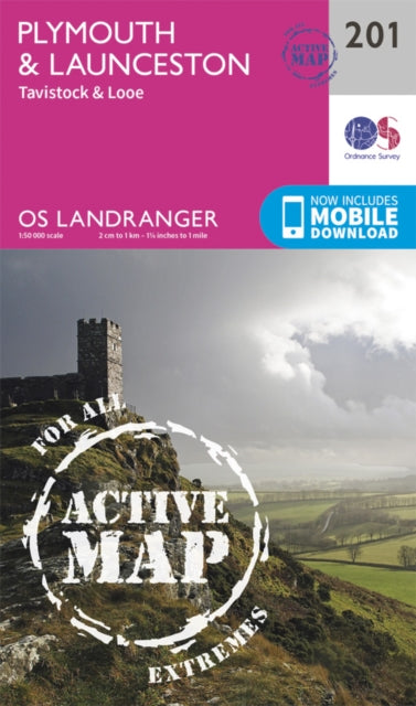 Plymouth  Launceston Map  Weatherproof  Tavistock
