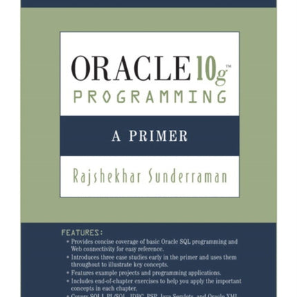 Oracle 10g Programming: A Primer