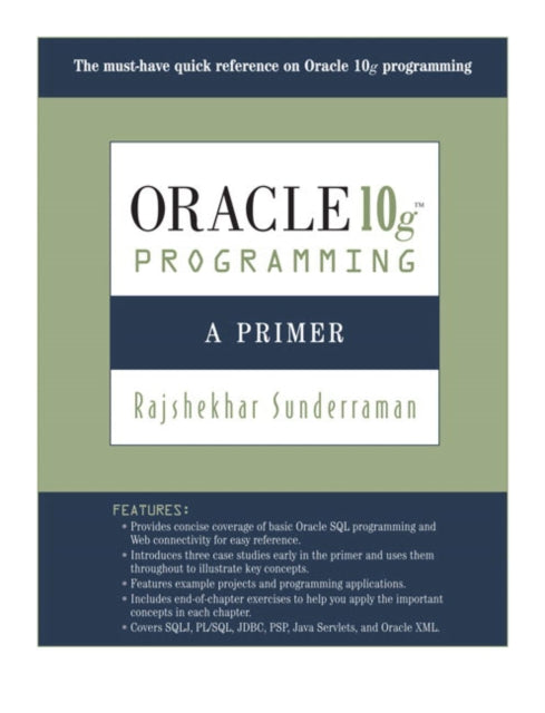 Oracle 10g Programming: A Primer