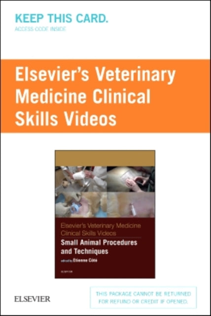 Cotes Veterinary Medicine Clinical Skills Videos Access Card