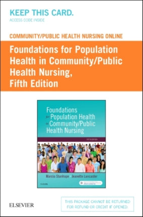 CommunityPublic Health Nursing Online for
