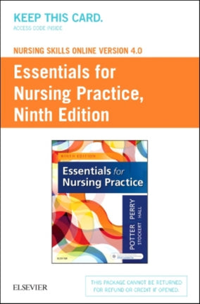 Nursing Skills Online Version 40 for Potter