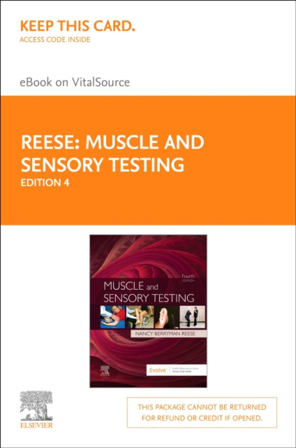 Muscle and Sensory Testing Elsevier eBook on Vitalsource Retail Access Card