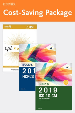 Bucks ICD10CM for Physician 2019 8th Ed  Bucks HCPCS 2019 20th Professional Ed  AMA CPT 2019 4th Revised Professional Edition Includes Netters Anatomy Art