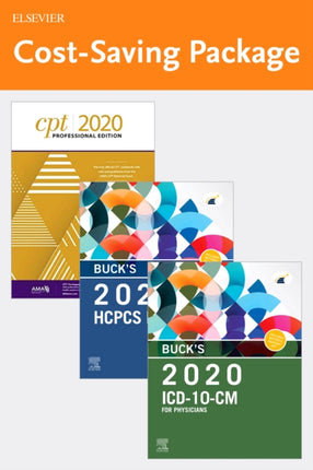 Bucks 2020 ICD10CM Physician Edition 2020 HCPCS Professional Edition and AMA 2020 CPT Professional Edition Package