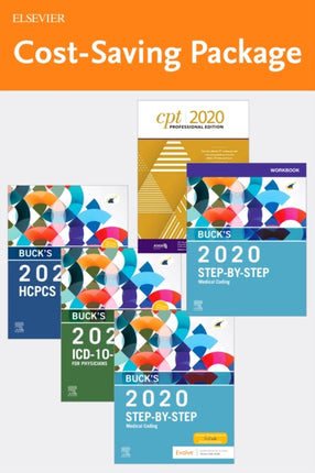 StepByStep Medical Coding 2020 Edition  Text Workbook 2020 ICD10CM for Physicians Edition 2020 HCPCS Professional Edition and AMA 2020 CPT Professional Edition Package