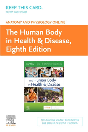 Anatomy and Physiology Online for the Human Body in Health  Disease Access Code