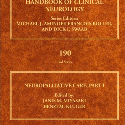 Neuropalliative Care: PART I: Volume 190